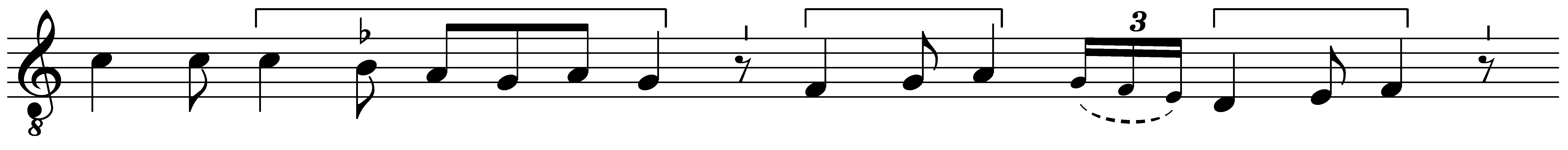 Work musical notation
